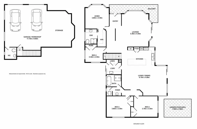 Floorplan of Homely house listing, 8 Warwick Road, Wodonga VIC 3690