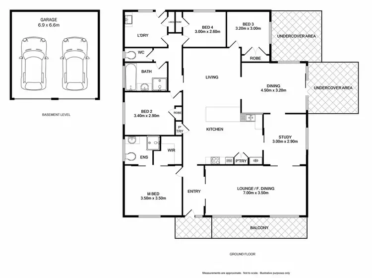 Floorplan of Homely house listing, 4 Phefley Court, Wodonga VIC 3690