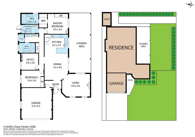 Floorplan of Homely house listing, 2 Smiths Close, Forster NSW 2428