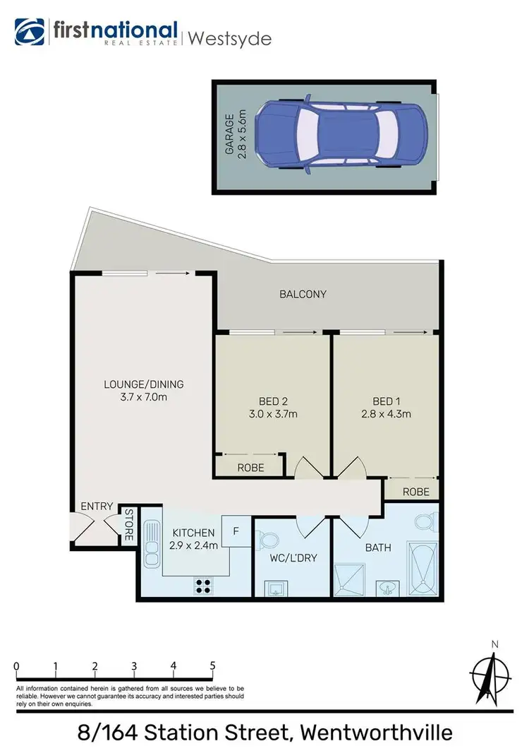 Floorplan of Homely apartment listing, 8/164-168 Station Street, Wentworthville NSW 2145