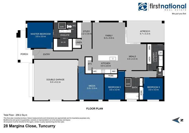 Floorplan of Homely house listing, 28 Margina Close, Tuncurry NSW 2428