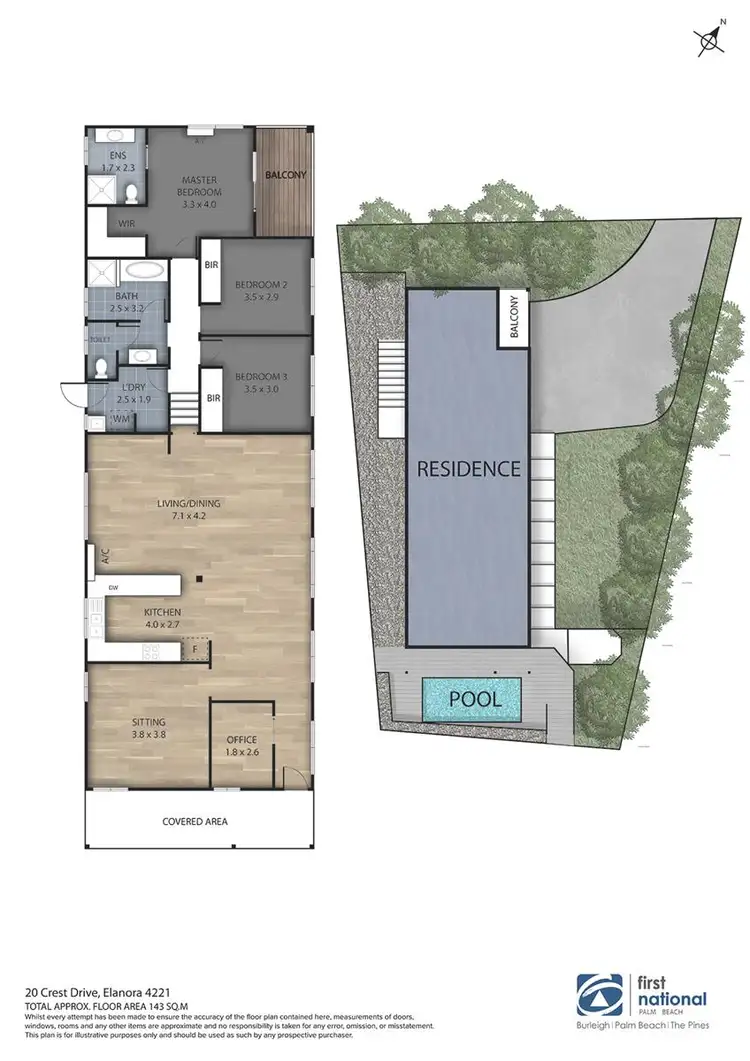 Floorplan of Homely house listing, 20 Crest Drive, Elanora QLD 4221