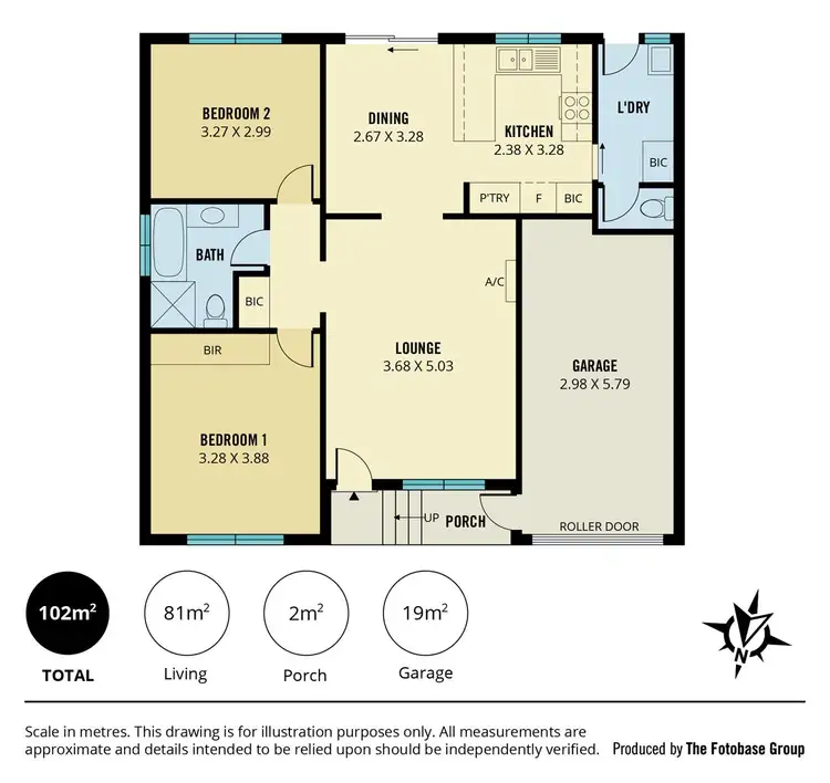 Floorplan of Homely unit listing, 8/25 St Just Court, Golden Grove SA 5125