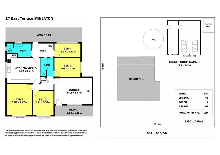 Floorplan of Homely house listing, 27 East Terrace, Minlaton SA 5575