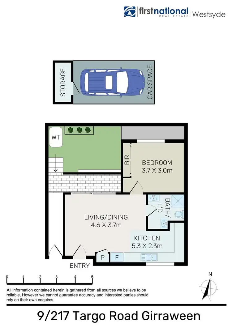 Floorplan of Homely villa listing, 9/217 Targo Road, Girraween NSW 2145