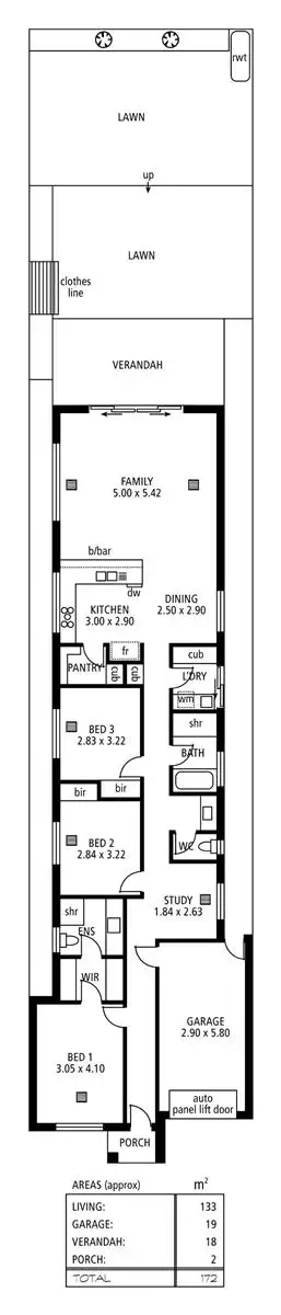 Floorplan of Homely house listing, 16A Seaview Grove, Blair Athol SA 5084