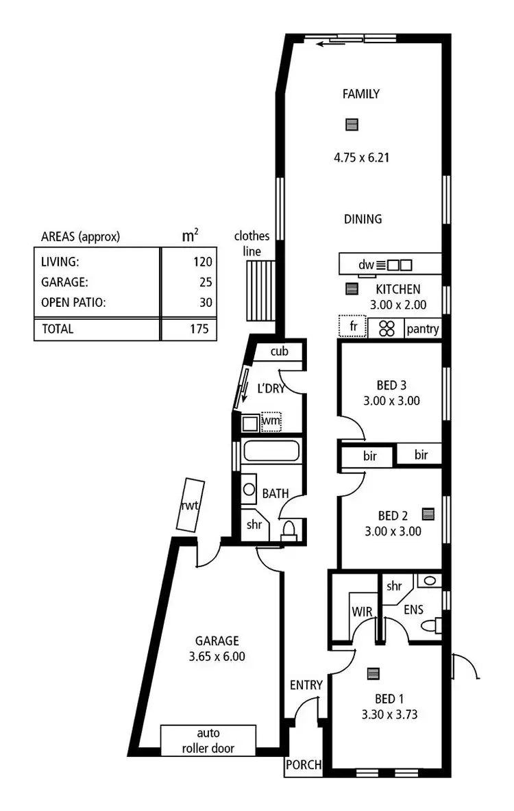 Floorplan of Homely house listing, 25a The Parade, Blair Athol SA 5084