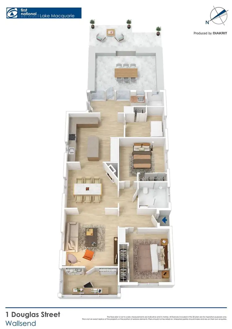 Floorplan of Homely house listing, 1 Douglas Street, Wallsend NSW 2287