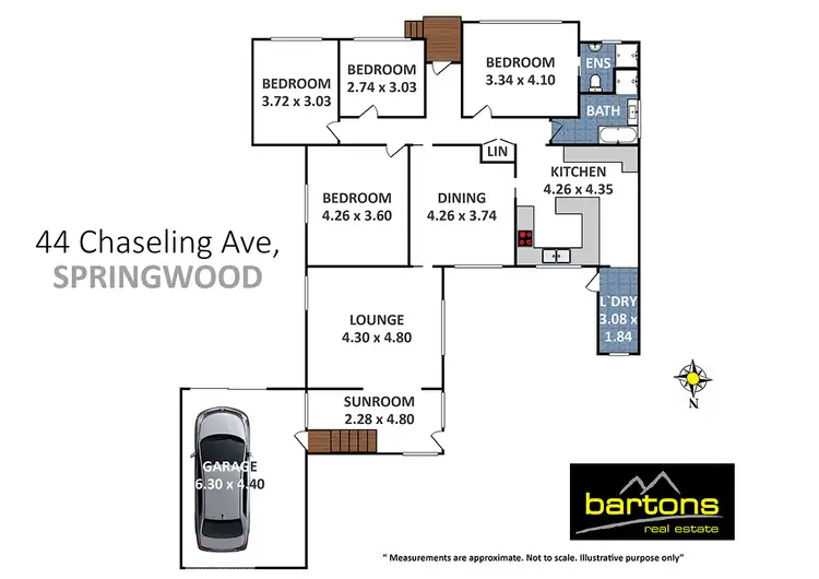 Floorplan of Homely house listing, 44 Chaseling Avenue, Springwood NSW 2777