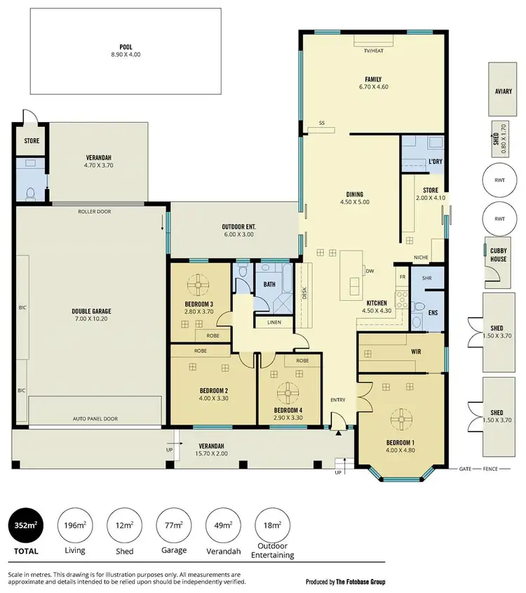 Floorplan of Homely house listing, 9 Joycelyn Avenue, Surrey Downs SA 5126