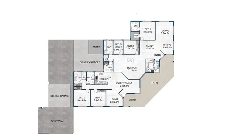 Floorplan of Homely house listing, 14 Country View Drive, Nerang QLD 4211