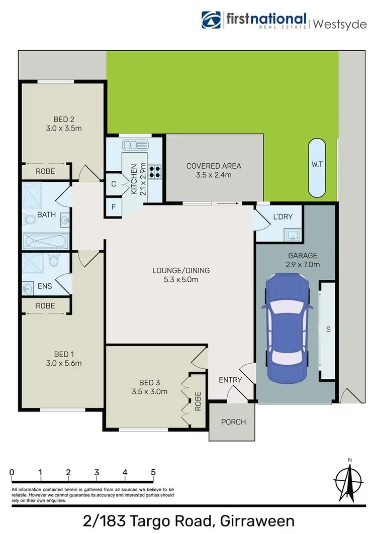 Floorplan of Homely villa listing, 2/183 Targo Road, Girraween NSW 2145