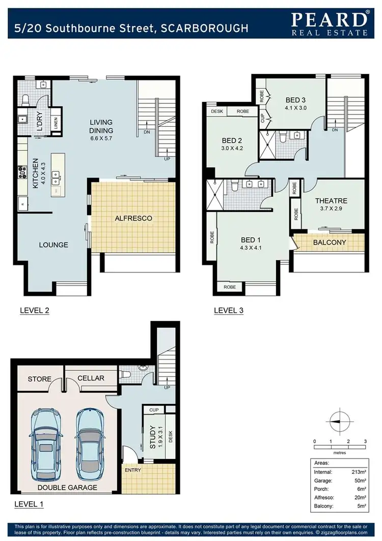 Floorplan of Homely house listing, 5/20 Southbourne Street, Scarborough WA 6019