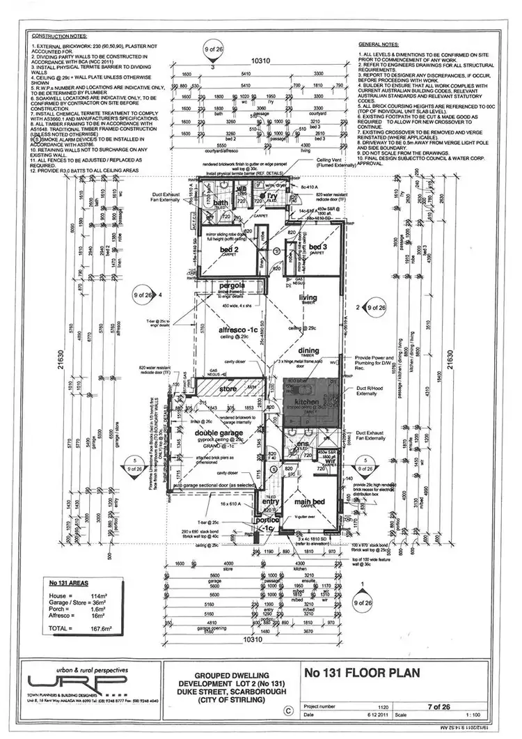 Floorplan of Homely house listing, 131 Duke Street, Scarborough WA 6019