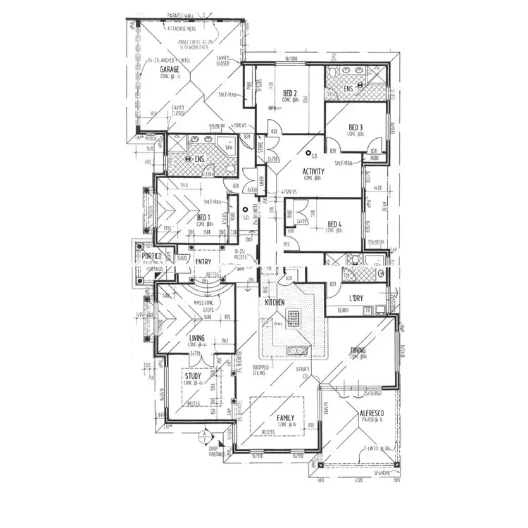 Floorplan of Homely house listing, 1 Einstein Way, Tapping WA 6065