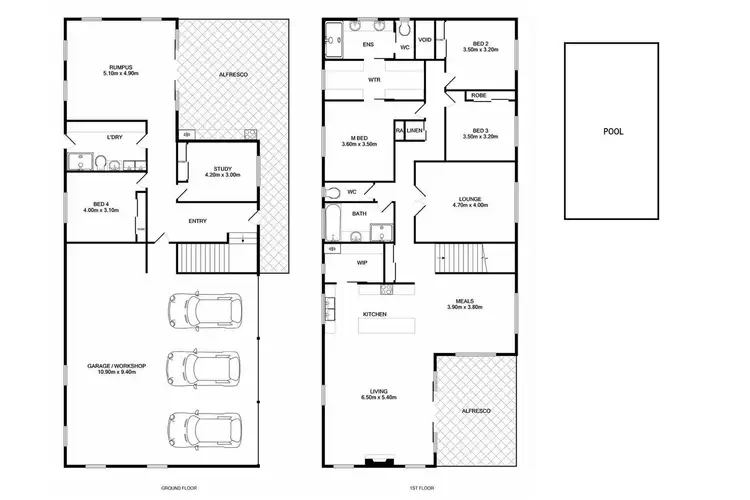 Floorplan of Homely land listing, 61 Barton Street, Wodonga VIC 3690