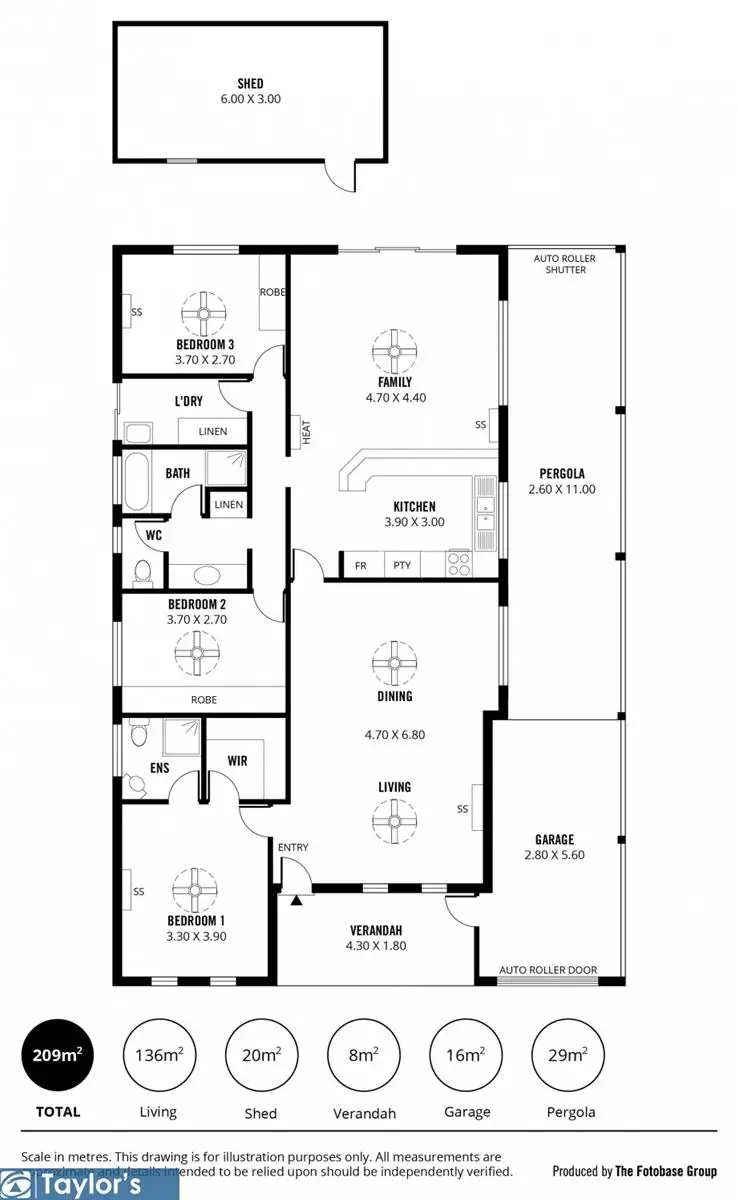 Floorplan of Homely house listing, 48 Eton Common, Ingle Farm SA 5098