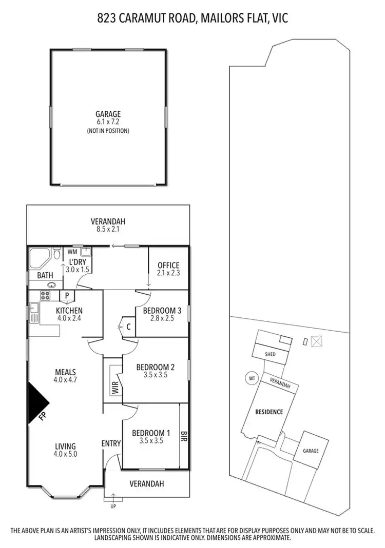 Floorplan of Homely house listing, 2/823 Caramut Road, Mailors Flat VIC 3275