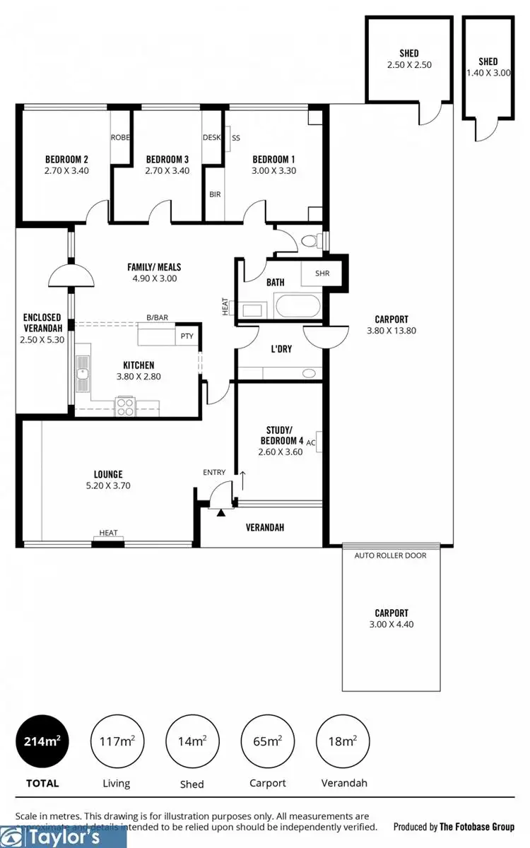 Floorplan of Homely house listing, 17 Oswald Crescent, Para Hills SA 5096