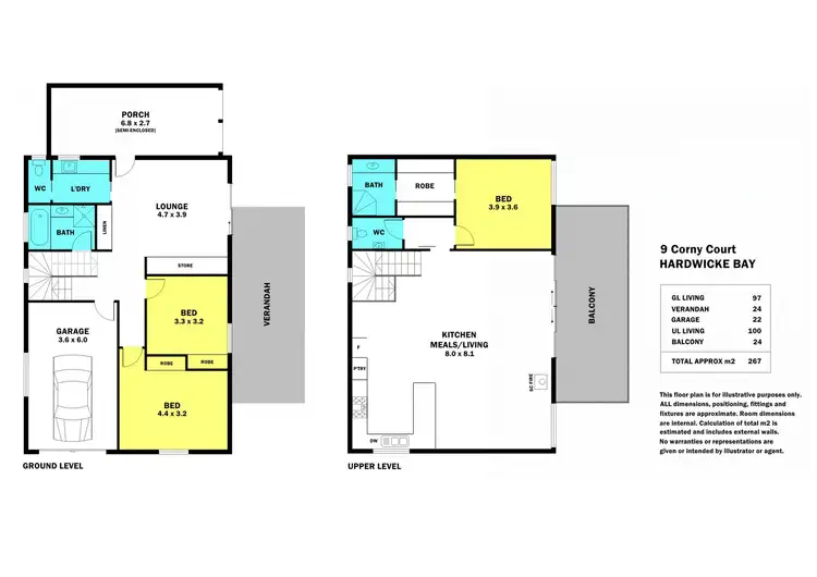 Floorplan of Homely house listing, 9 Corny Court, Hardwicke Bay SA 5575
