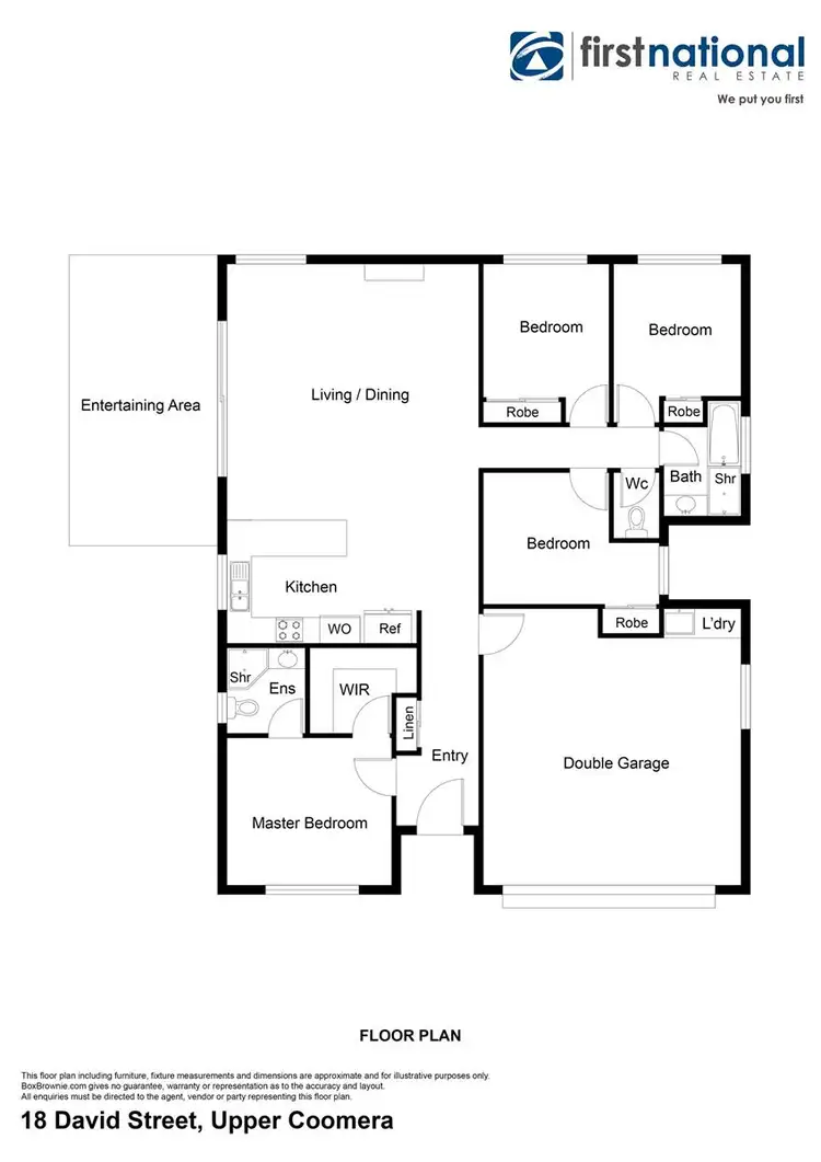 Floorplan of Homely house listing, 18 David Street, Upper Coomera QLD 4209