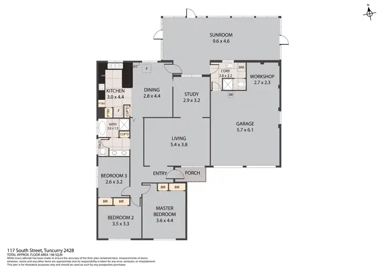 Floorplan of Homely house listing, 117 South Street, Tuncurry NSW 2428