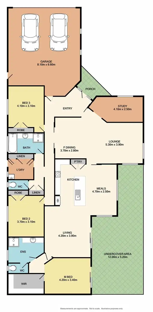 Floorplan of Homely house listing, 1a Mcharg Place, Beechworth VIC 3747