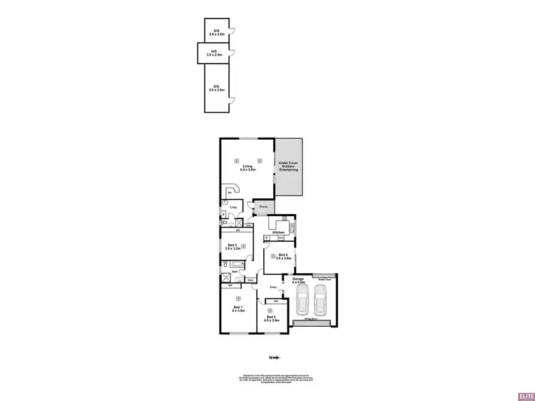 Floorplan of Homely house listing, 3 Agars Avenue, Morphettville SA 5043
