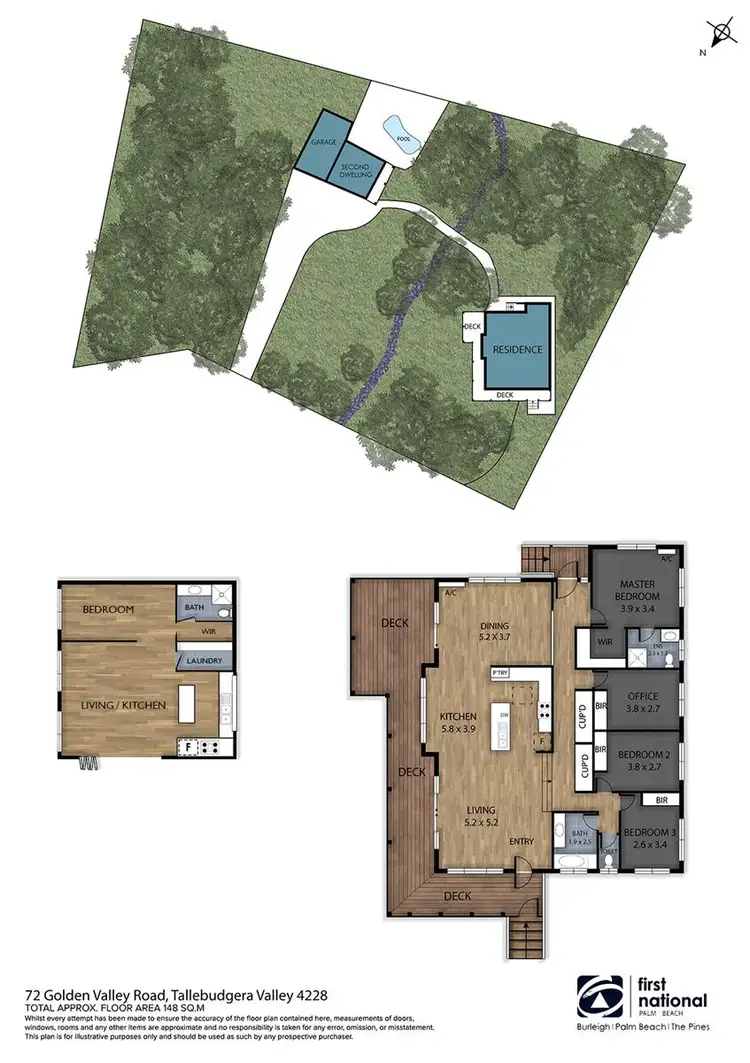 Floorplan of Homely house listing, 72 Golden Valley Road, Tallebudgera Valley QLD 4228