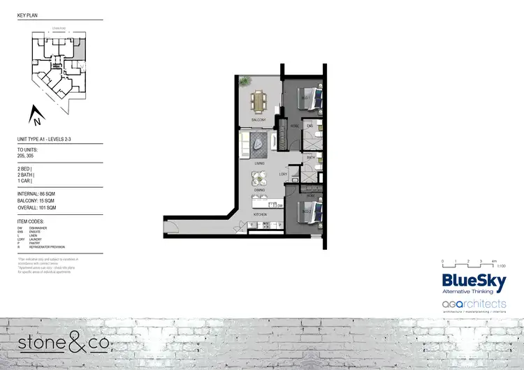 Floorplan of Homely apartment listing, 205/283 Logan Road, Greenslopes QLD 4120