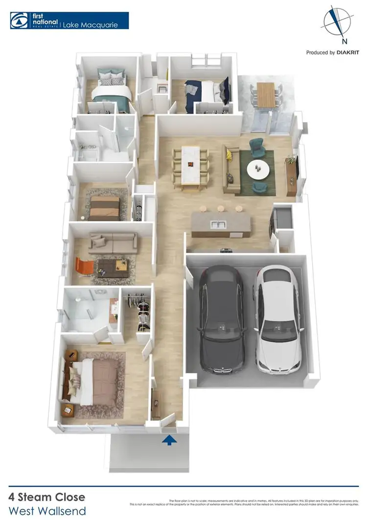Floorplan of Homely house listing, 4 Steam Close, West Wallsend NSW 2286