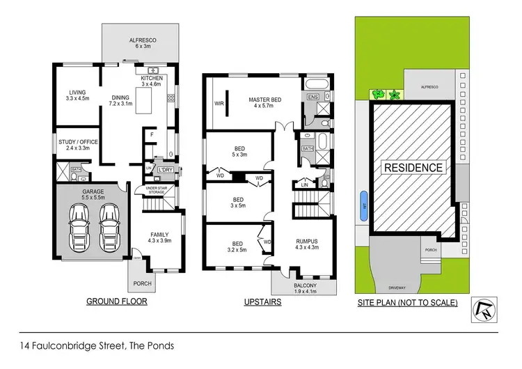 Floorplan of Homely house listing, 14 Faulconbridge Street, The Ponds NSW 2769
