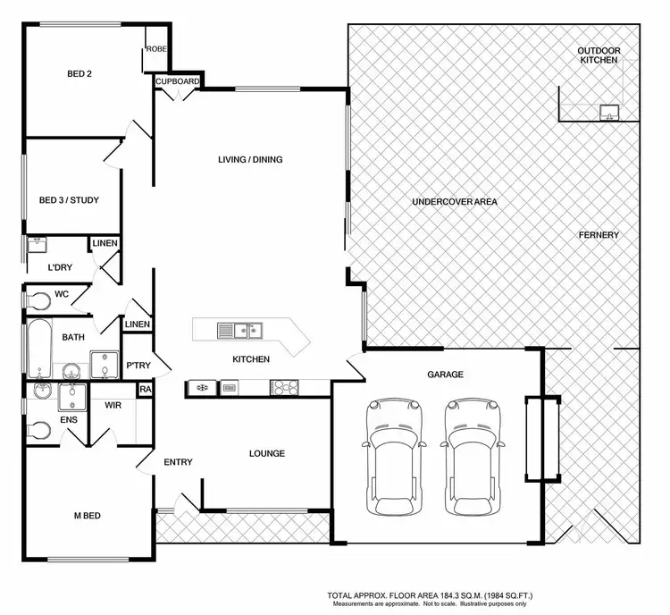 Floorplan of Homely house listing, 11 Bisque Court, West Wodonga VIC 3690