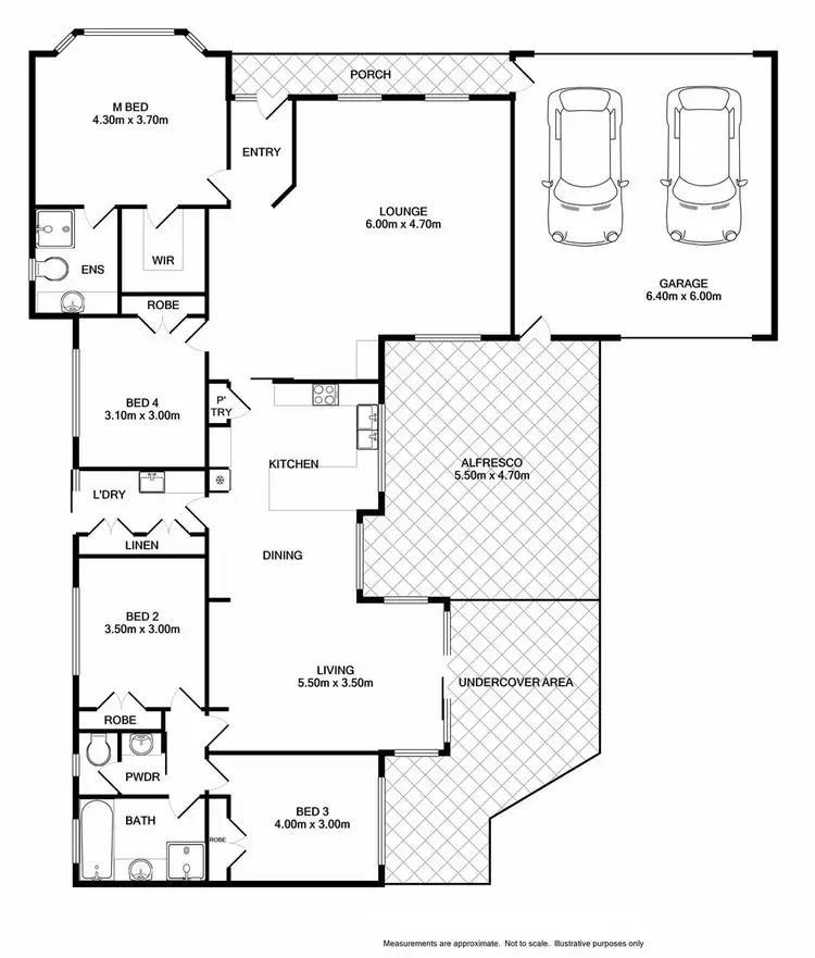 Floorplan of Homely house listing, 10 Johneva Avenue, Wodonga VIC 3690