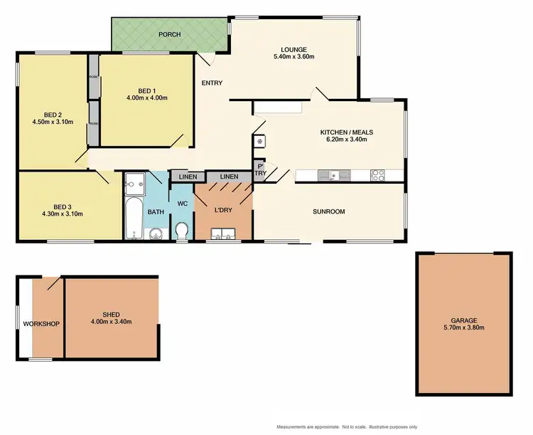 Floorplan of Homely house listing, 5 Bridge Road, Beechworth VIC 3747