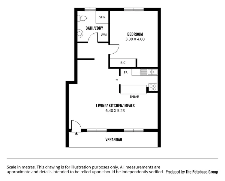 Floorplan of Homely unit listing, 2/21 Moorhouse Avenue, Myrtle Bank SA 5064