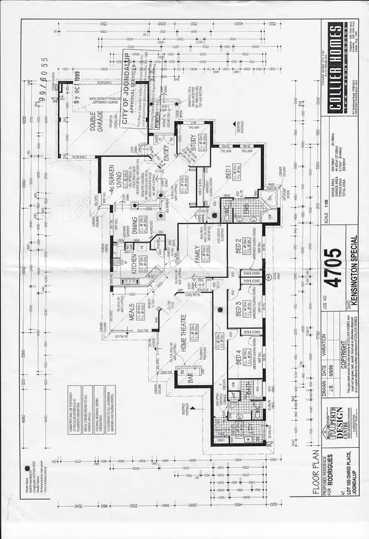 Floorplan of Homely house listing, 17 Ohrid Place, Joondalup WA 6027