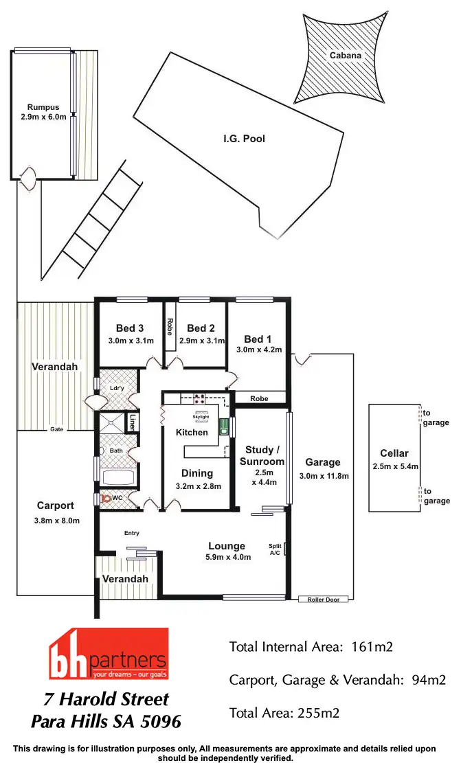 Floorplan of Homely house listing, 7 Harold Street, Para Hills SA 5096