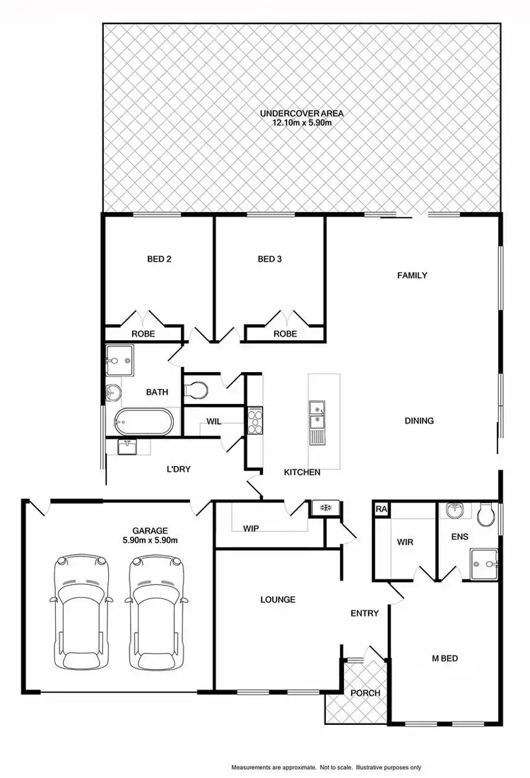 Floorplan of Homely house listing, 22 Kenneth Watson Drive, Bandiana VIC 3691