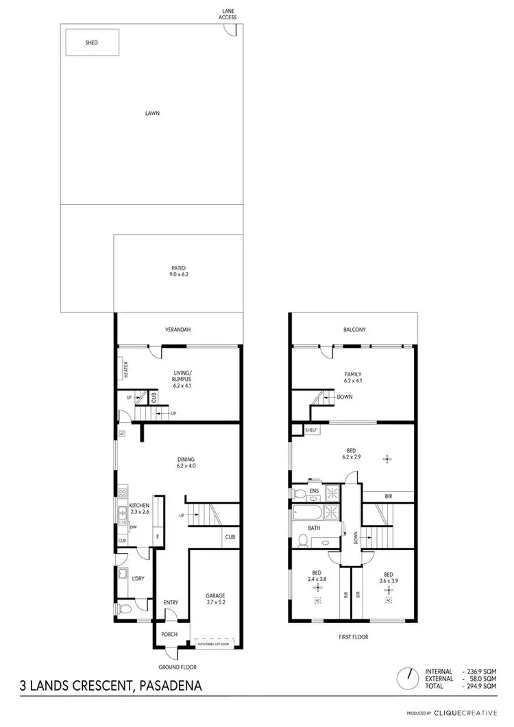 Floorplan of Homely house listing, 3 Land Crescent, Pasadena SA 5042