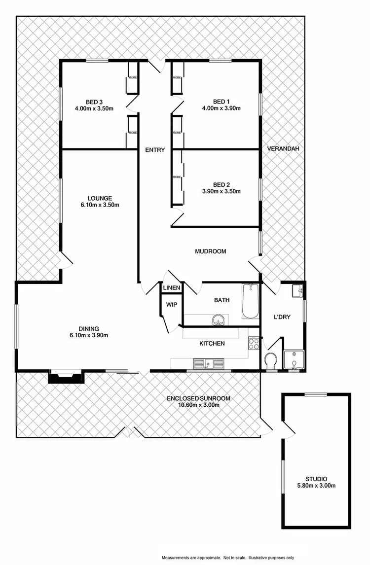 Floorplan of Homely house listing, 485 Carroll Lane, Balldale NSW 2646