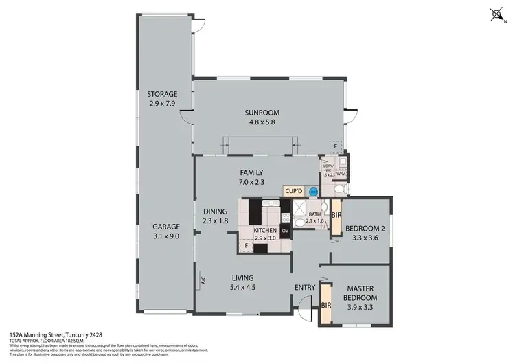 Floorplan of Homely house listing, 152a Manning Street, Tuncurry NSW 2428
