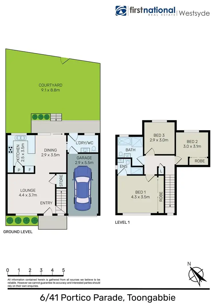 Floorplan of Homely townhouse listing, 6/41-43 Portia Road, Toongabbie NSW 2146