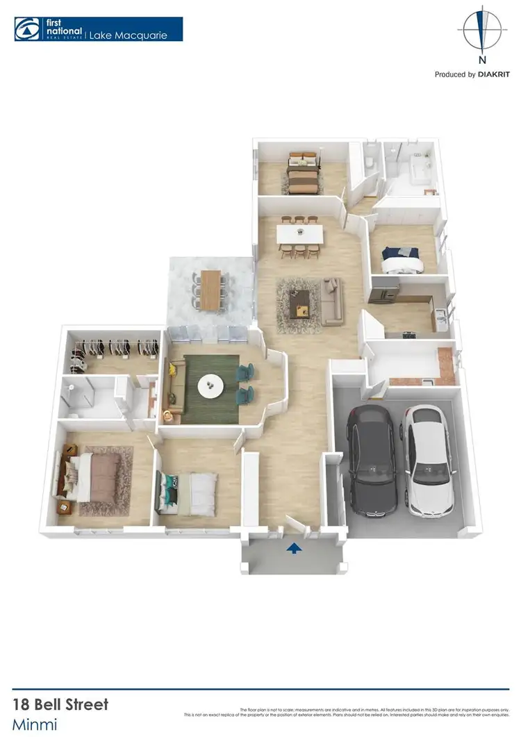 Floorplan of Homely house listing, 18 Bell Street, Minmi NSW 2287