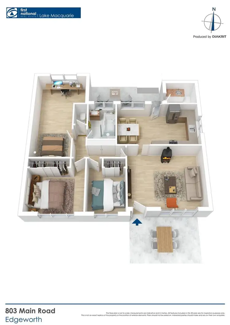 Floorplan of Homely house listing, 803 Main Road, Edgeworth NSW 2285