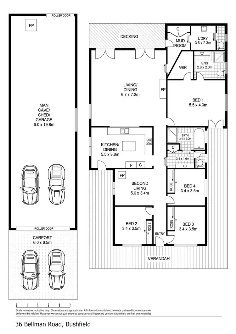 Floorplan of Homely house listing, 36 Bellmans Road, Bushfield VIC 3281