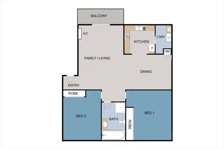 Floorplan of Homely apartment listing, 17/12 Taree Street, Tuncurry NSW 2428