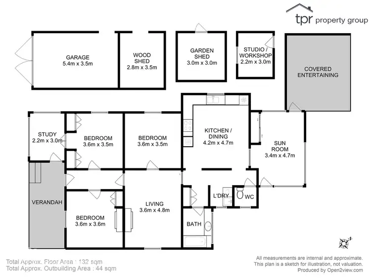 Floorplan of Homely house listing, 76 Castle Forbes Road, Castle Forbes Bay TAS 7116