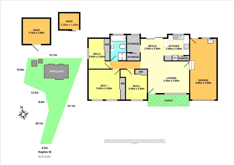 Floorplan of Homely house listing, 14A Hughes Street, Birmingham Gardens NSW 2287