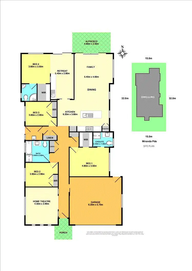 Floorplan of Homely house listing, 7 Miranda Parade, Cameron Park NSW 2285